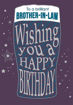 Picture of BRILLIANT BROTHER IN LAW BIRTHDAY CARD